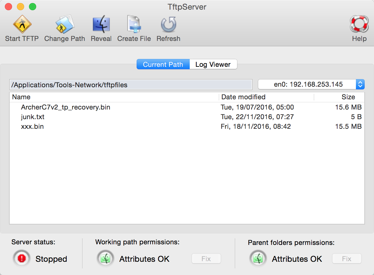 tftp client for mac os x